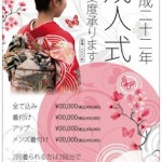 成人式ポスターのデザイン