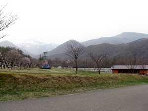キョロロン村の宿泊コテージからの眺め