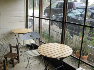 ベーグルクーボーのテラス