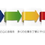 忙しい時ほど心に余裕を　多くの仕事を丁寧にやり遂げる極意